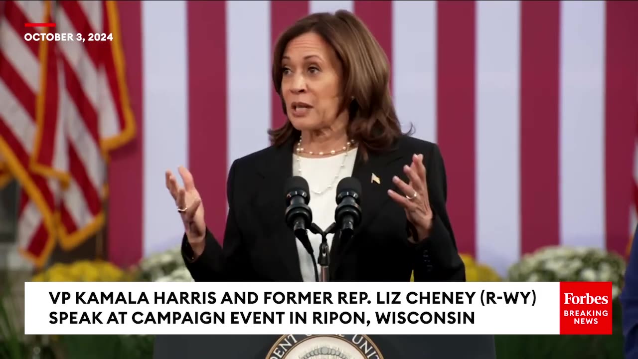 Kamala Harris Praises Liz Cheney As An 'Extraordinary National Leader & Has Served With Great Honor'