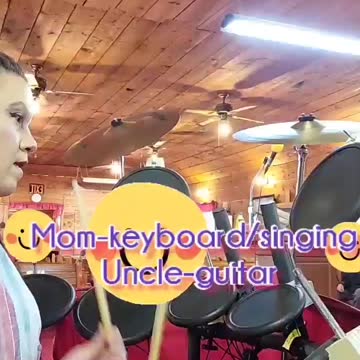 Drums. Amazing grace. (Fast)