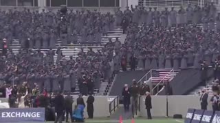 President Trump Arrives at Army-Navy Game - the Crowd Goes WILD