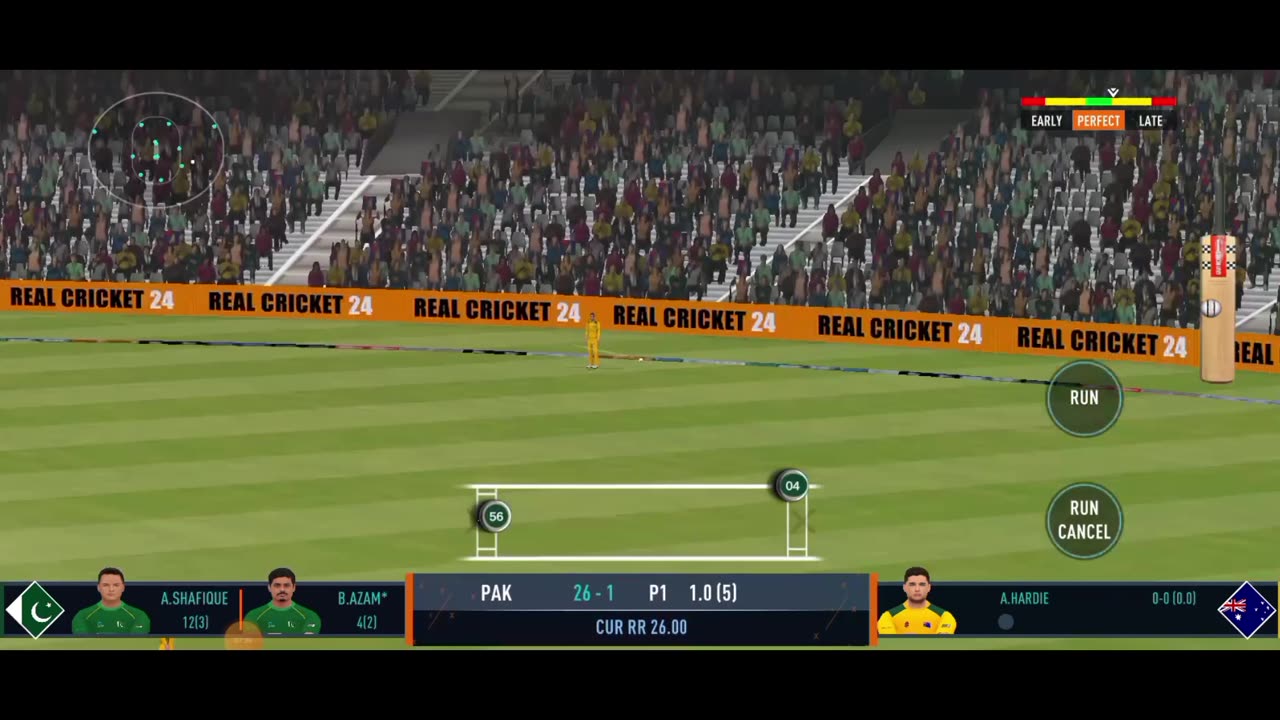 Ist time playing Real Cricket 24 Pakistan VS Australia