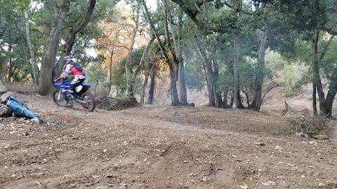 YZ250X: Learning Pivot Turns