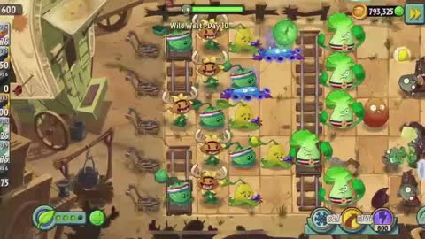 Plants vs Zombies 2 Wild West - Day 10
