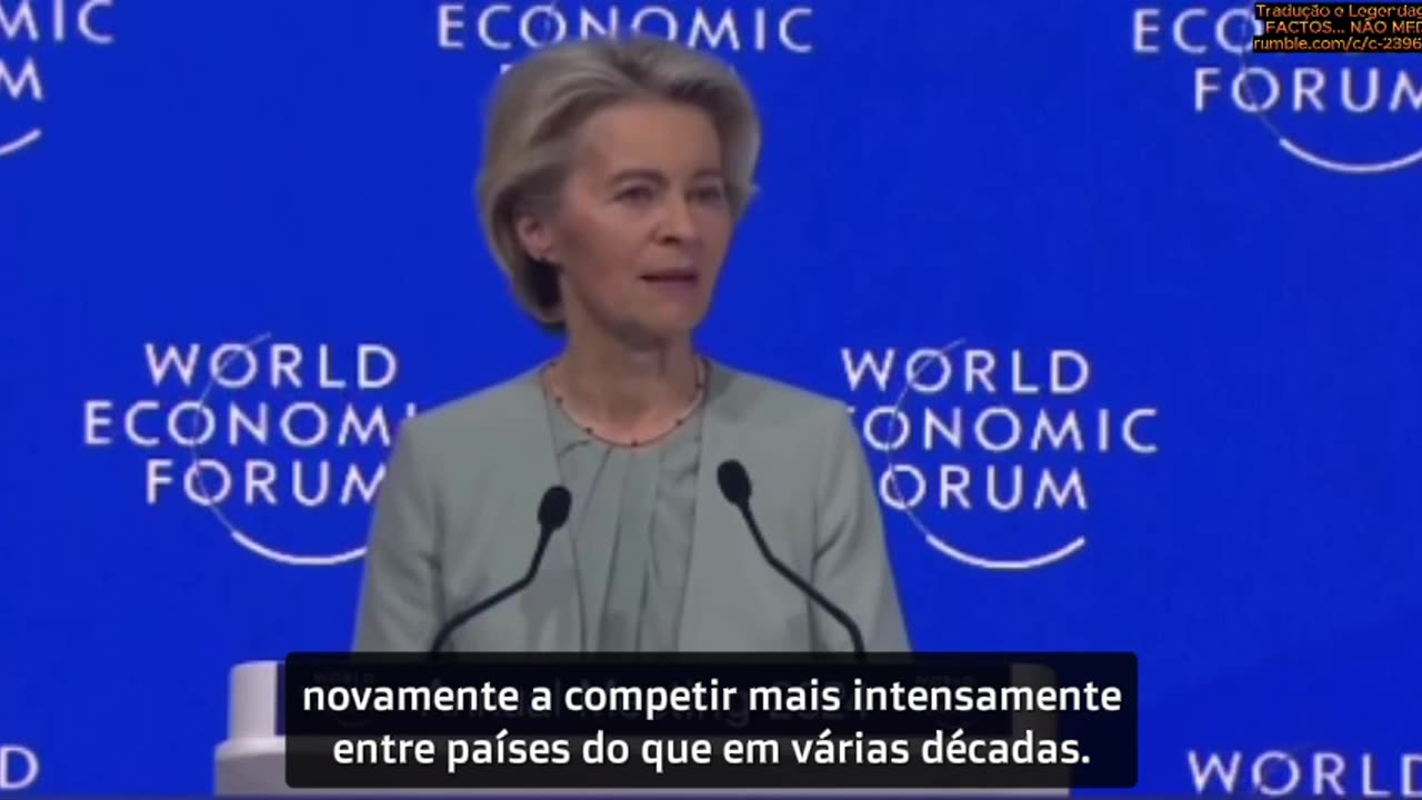 🤯URSULA VON DER LEYEN QUER IMPULSIONAR A COLABORAÇÃO GLOBAL (CENSURA) PARA COMBATER A "DESINFORMAÇÃO" (VERDADE)