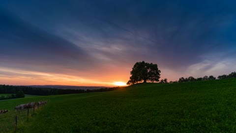 time lapse sunset | 4K Video HD video | High Resolution clip