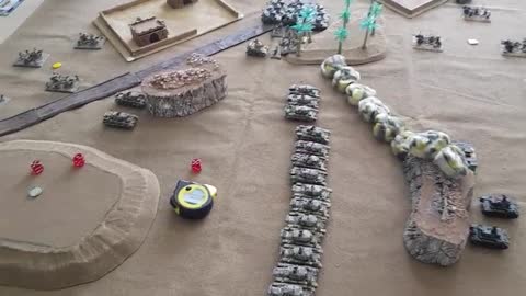 War Game Geek - Battle Report 3 - Mid War 100 Pts - Brit vs German - FOW