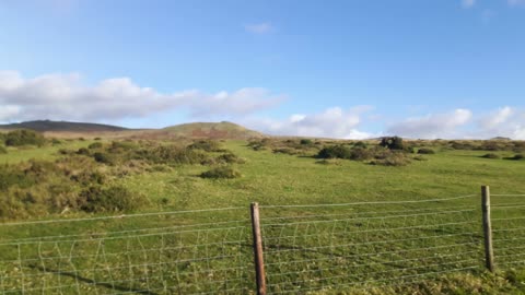 Beautiful scenery at a car park near Brat Tor. Dartmoor.