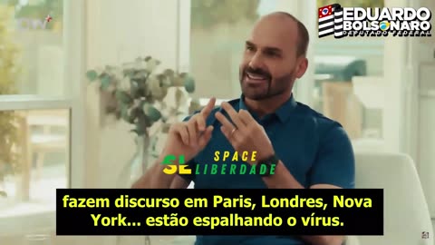 Eduardo Bolsonaro concede entrevista a Jordan Peterson e mostra ao mundo como funciona a censura no Brasil