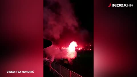 Spektakl i golijada na Kantridi