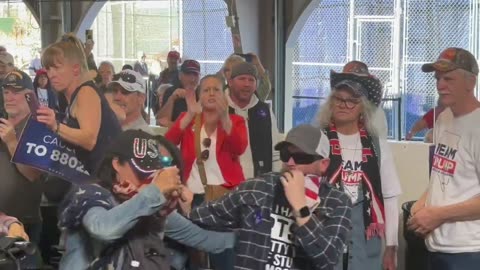 Trump Supporters unnmask Protesters at Vegas Rally...most likely feds