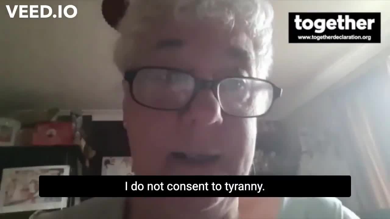 43 years as a qualified nurse: "I do not consent to tyranny.