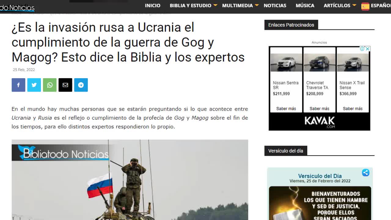 ES LA INVASION DE UCRANIA, LA GUERRA DE GOG Y MAGOG, QUE DICE LA BIBLIA...???