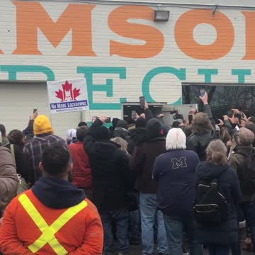 Adamson BBQ Crowds Cheering