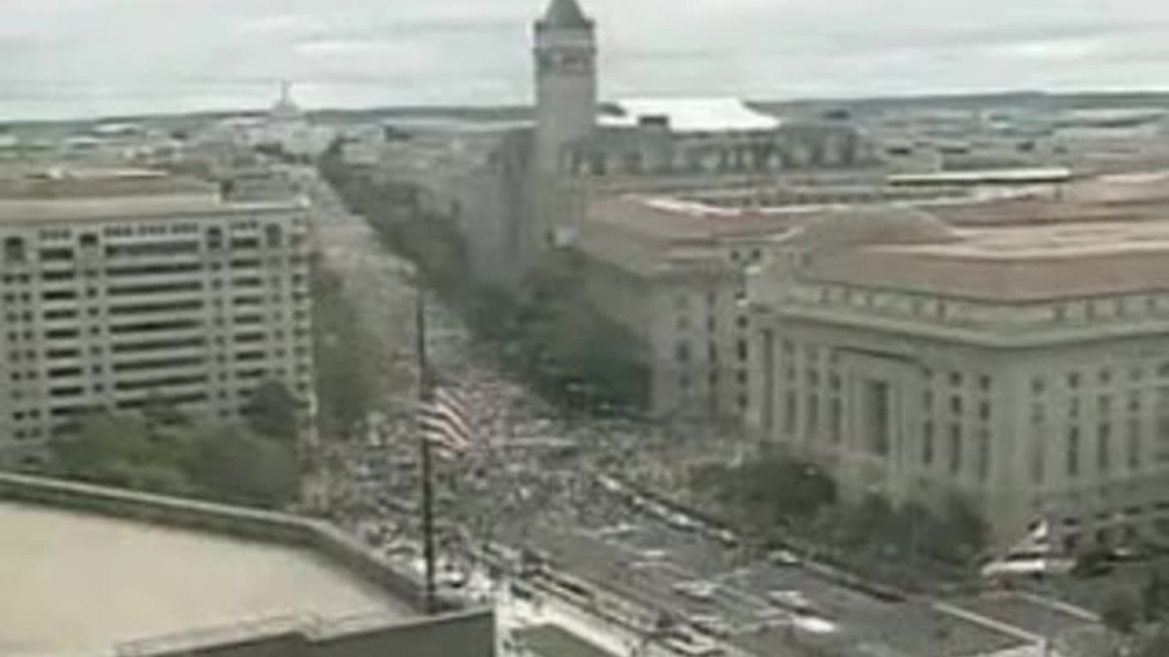 2009 Protesters Washington, D.C. Time Lapse Footage (.38, 4) m