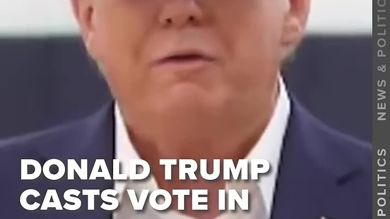 Trump Speaks About Voting