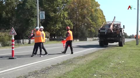 Началась реализация проекта по освещению трассы Сухуми - Ингури
