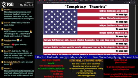 2022-03-10 07:00 EST - Patriots Soapbox AM: with LadyRWB , MykelJaye & DD