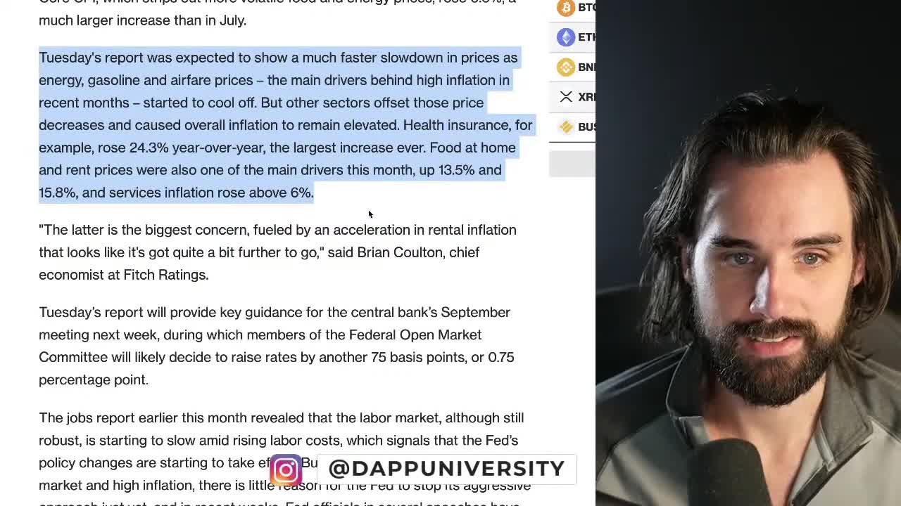 🔴CRITICAL inflation report looks BAD for crypto