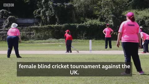 A Blind Cricketer