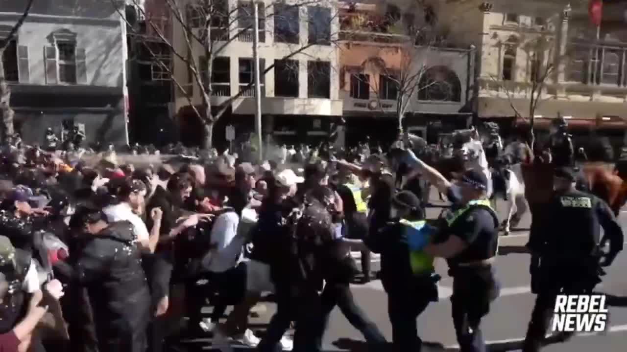 Melbourne lockdown mosh pit