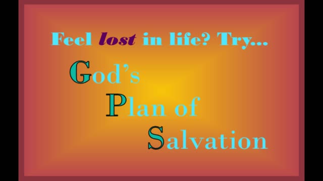 God's Plan For Salvation