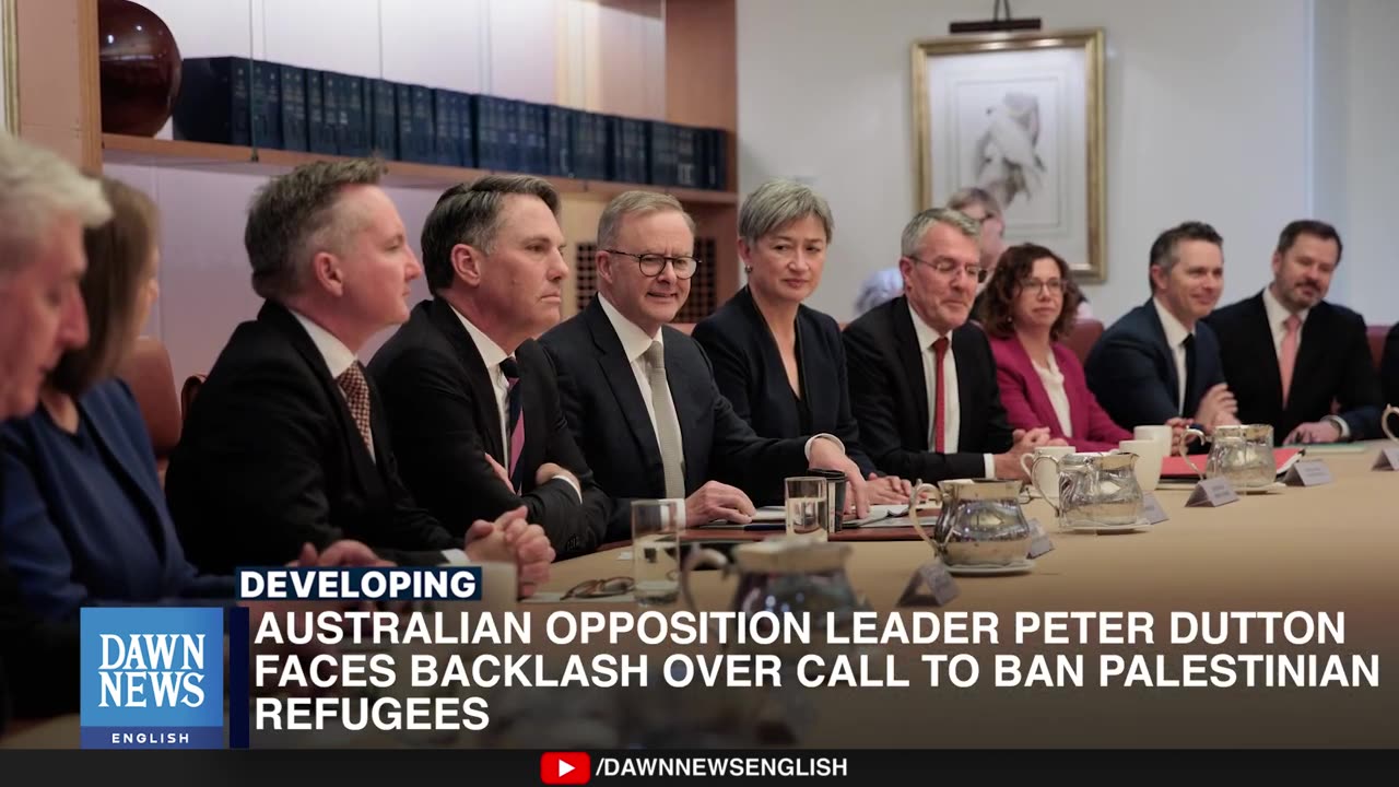 Australian Opposition Leader Faces Backlash Over Call to Ban Palestinian Refugees_ Dawn News English