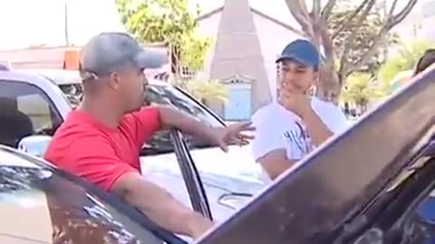 Car powered by WATER (nitrogen) in Brazil