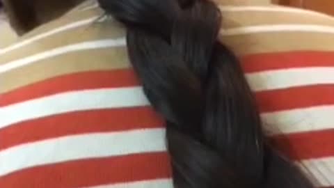 My braid hairstyle.