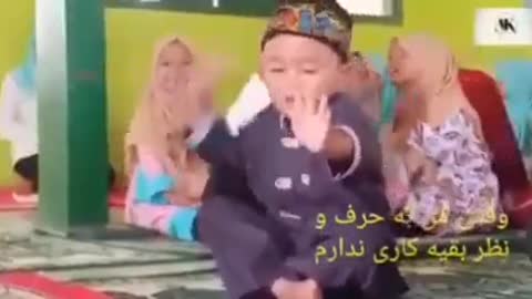 Cute kid dancing lovely