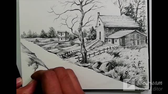 Pencil sketch drawing for Beginners