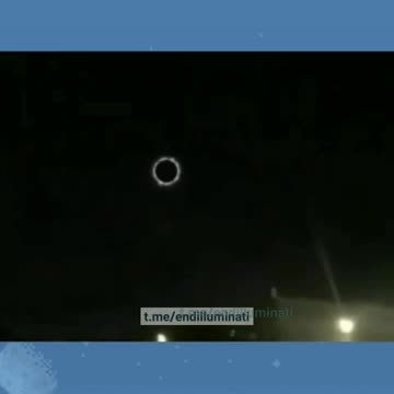 Dark bodies above us? What is being eclipses here?