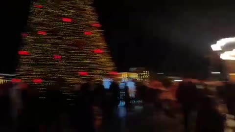 Evening Merry Christmas from Tirana, Albania!