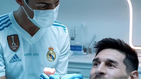 Ronaldo the dentist 🦷🦷🦴