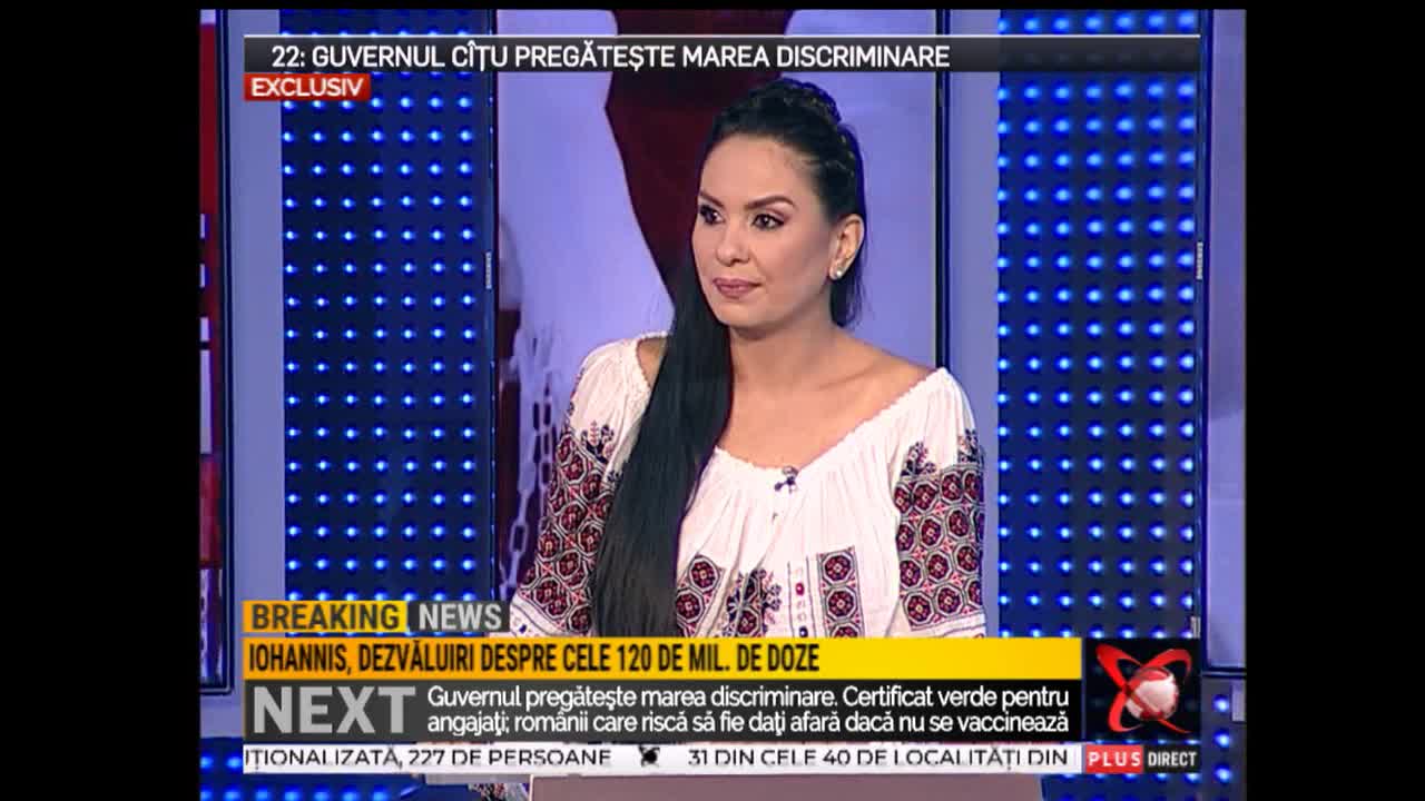 27 septembrie 2021 - despre Diana Iovanovici-Șoșoacă la Realitatea TV