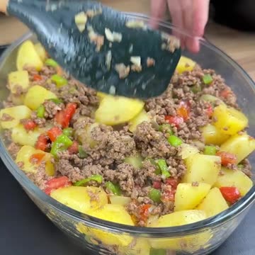 Mix meat with potatoes and be surprised by the result!