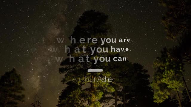 Start Where You Are