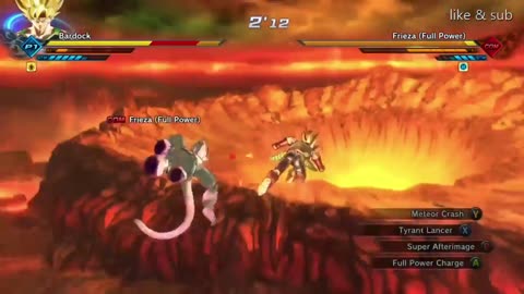 Dragon Ball Xenoverse 2 what if #1 Bardock fights Frieza