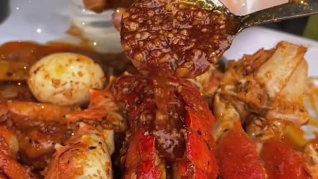 Triple seafood feast