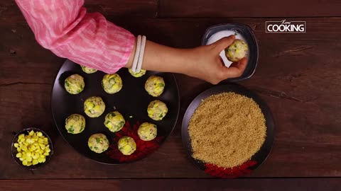 Crispy Corn Cheese Balls _ Party Snack Recipes _ Kids Recipes _ Veg Starter Recipes _ Corn Recipes