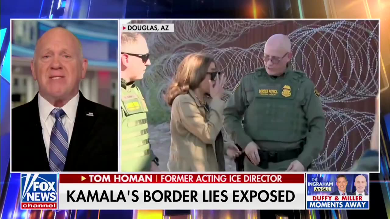 Former ICE Director Says There’s No Respect For Kamala, She Broke The Border