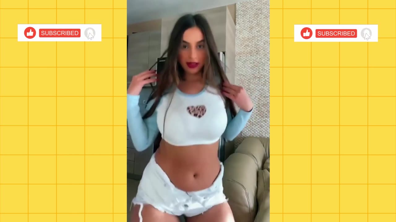 Big bank tiktok challenge 🔥🔥❤️‍🔥ClipchampGirls #twerkmusic #gym #fit #workout