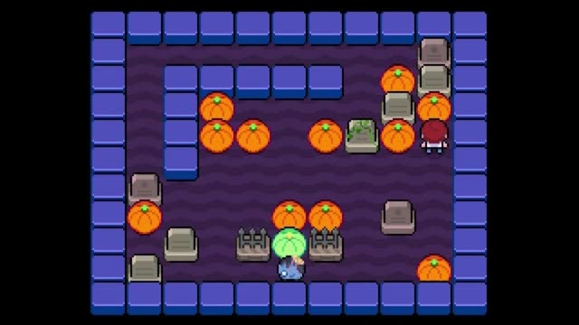 Have you ever played how to push pumpkins in a maze