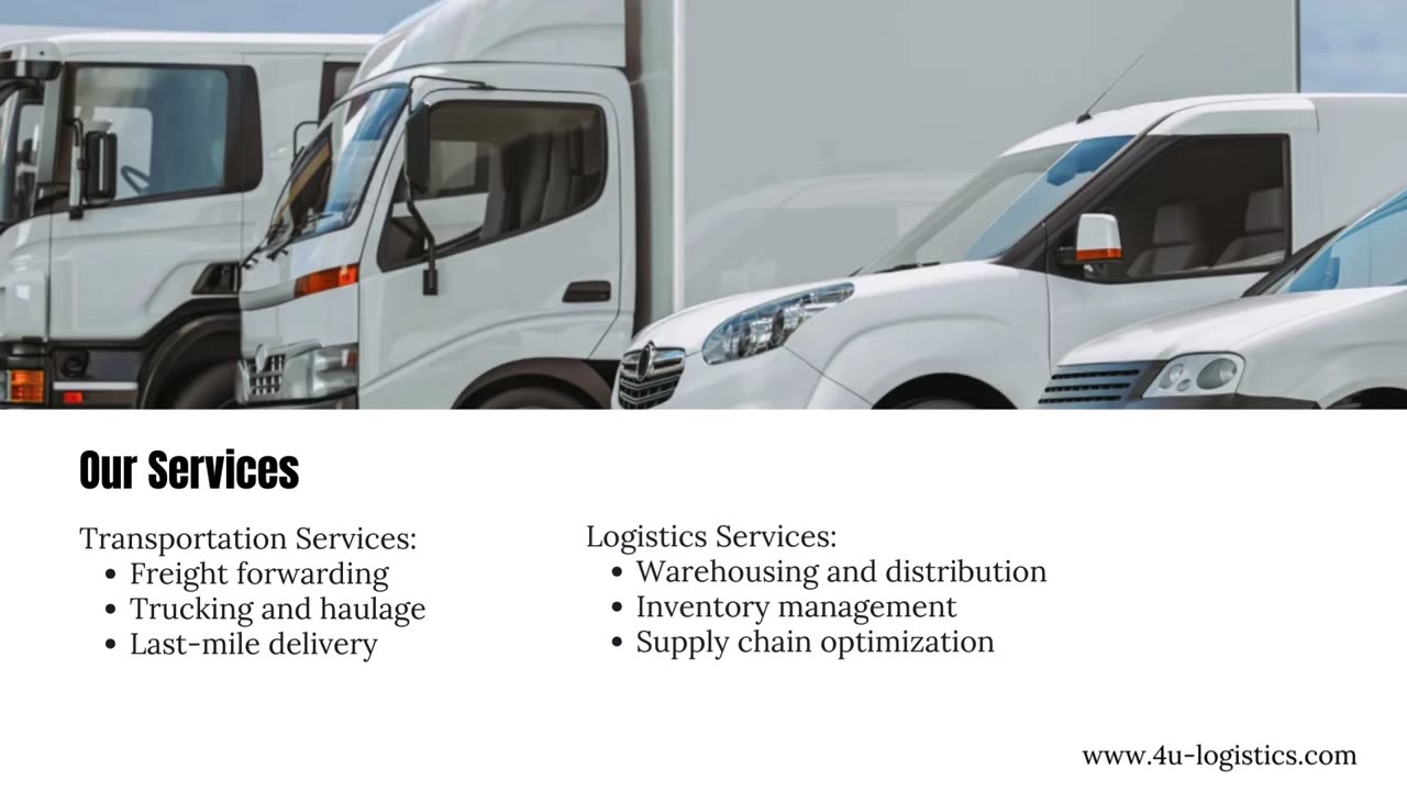 Transportation and Logistics Companies 4U Logistics