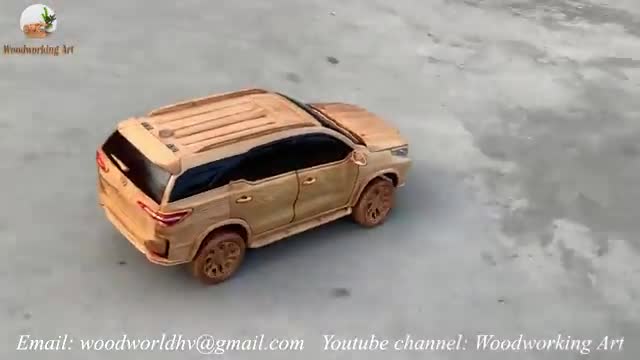 Wood Carving - Toyota Fortuner Legender 2022 - Woodworking Art