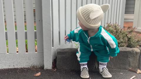 Baby girl owns the dance floor with her adorable dance moves