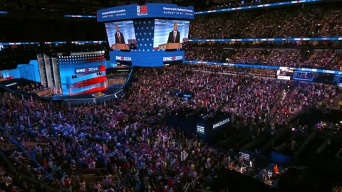 Minority Leader Hakeem Jeffries Speaks at DNC (Day 3)