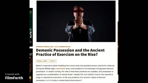 Demonic possession, some of my own demonic experiences and Daniels fast for 21 days.