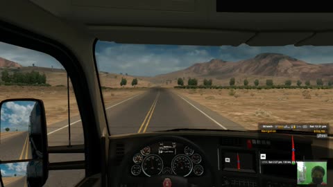 Frozen Vegetable Delivery El Centro To Barstow - American Truck Simulator Gameplay