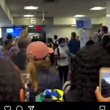 2021 Miami Spring Break - Blacks fight in Miami airport