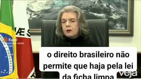 Pode haver um candidato sendo ele condenado em segunda instância ministra? Pode não?