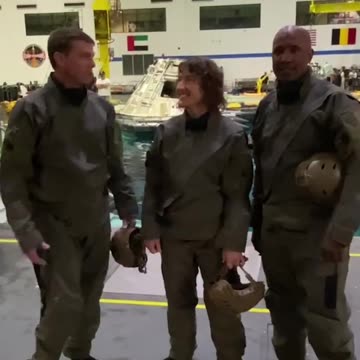 Making a Splash with Artemis II Recovery Training